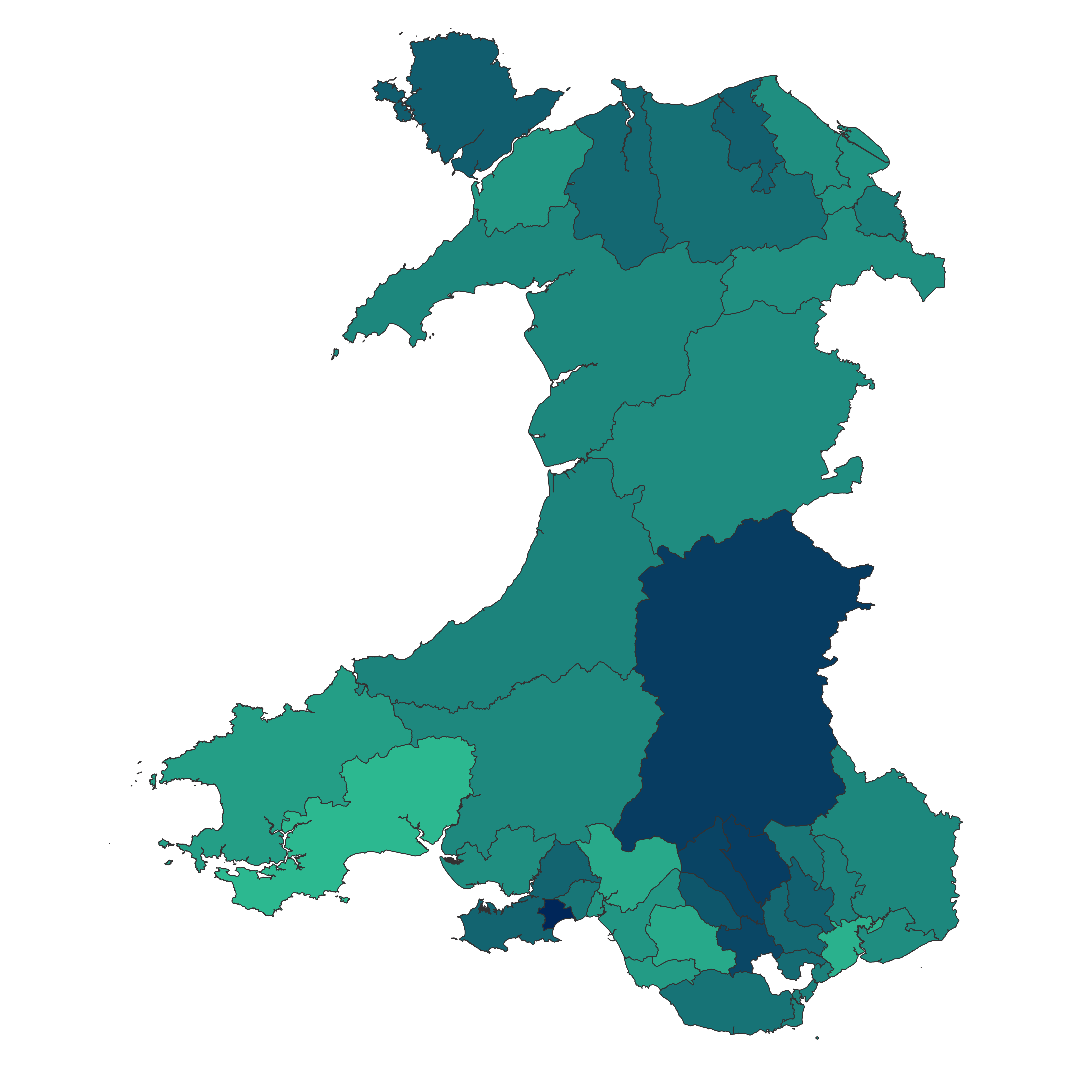 map rhyngweithiol o gyfraddau diweithdra yn ôl etholaeth